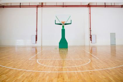 廣東實(shí)驗(yàn)中學(xué)體育館木地板項目完工